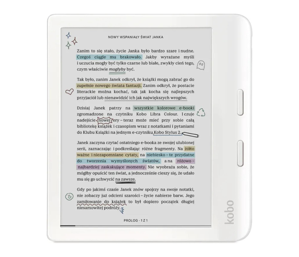 Kobo Libra Colour biały 32GB - 1543271 - zdjęcie 2